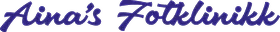 Ainas Fotklinikk logo